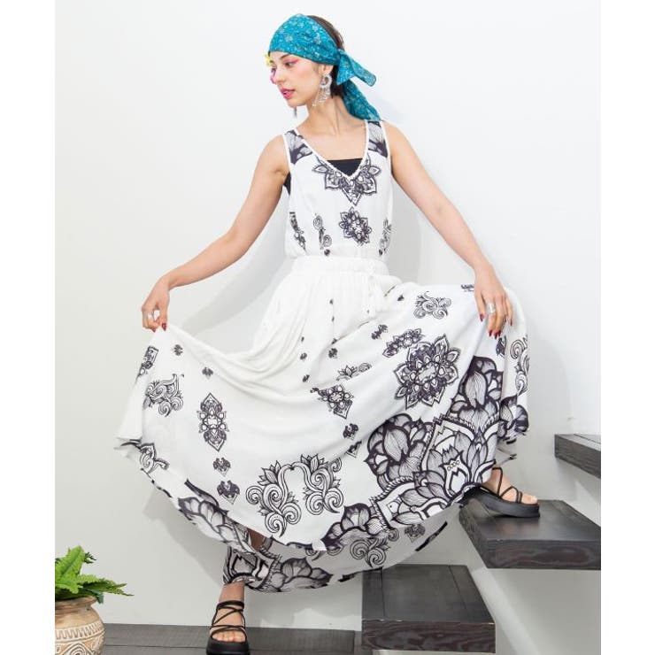 【チャイハネ】アーティット変形ノースリーブワンピース【Amina×VORRUK】 | アミナコレクション  | 詳細画像2 