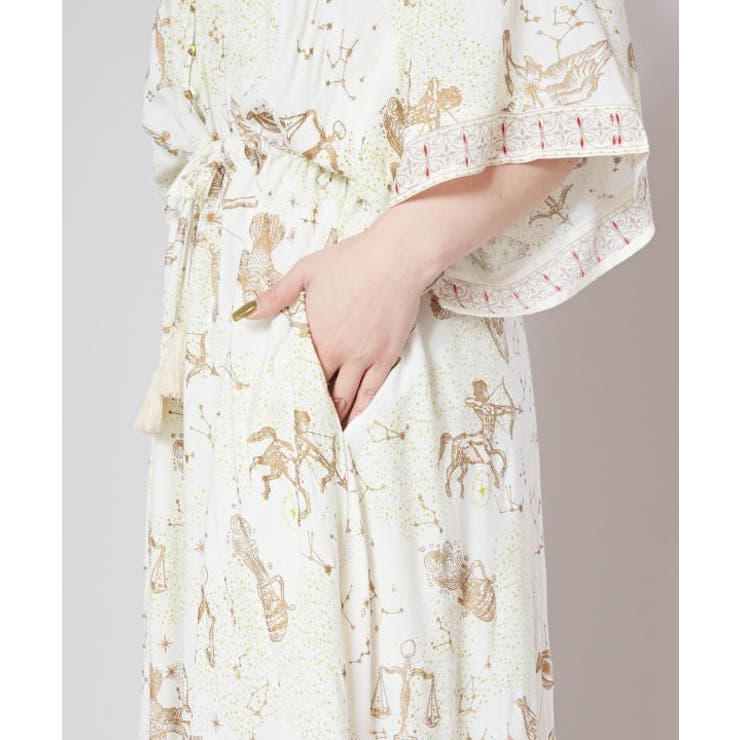 【チャイハネ】サマトVネックワンピース | アミナコレクション  | 詳細画像9 