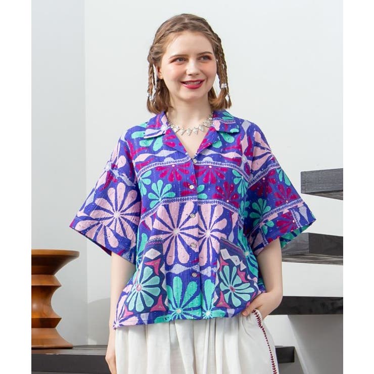 【チャイハネ】カッチナシャツ | アミナコレクション  | 詳細画像2 