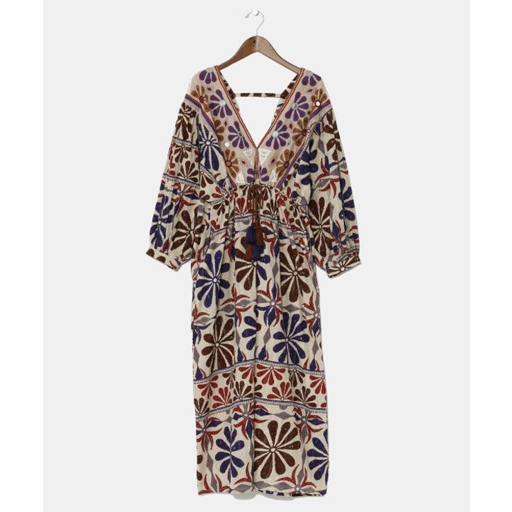 ホワイト | 【チャイハネ】カッチナワンピース | アミナコレクション 