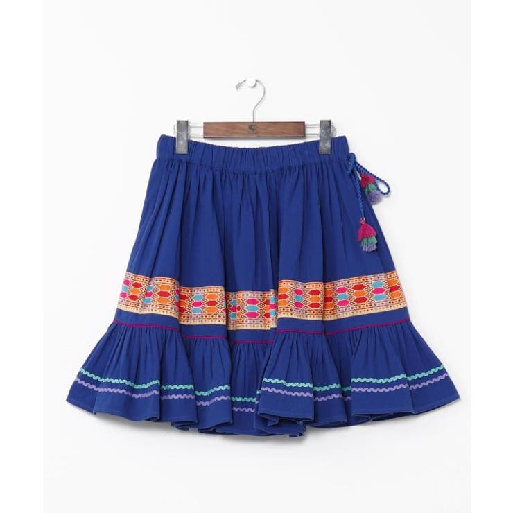 ブルー | 【チャイハネ】ウィピナミニスカート | アミナコレクション 