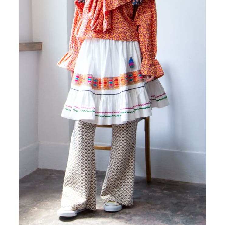 ホワイト | 【チャイハネ】ウィピナミニスカート | アミナコレクション 