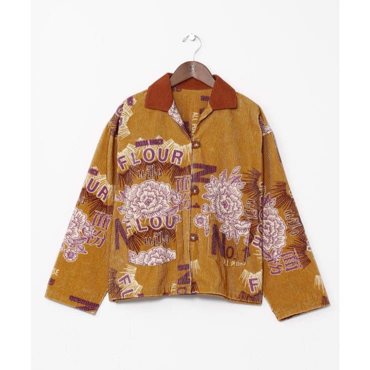 【チャイハネ】レトパケコーデュロイシャツ | アミナコレクション  | 詳細画像3 