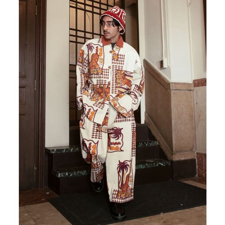 【チャイハネ】レトパケコーデュロイメンズシャツ | アミナコレクション | 詳細画像1 