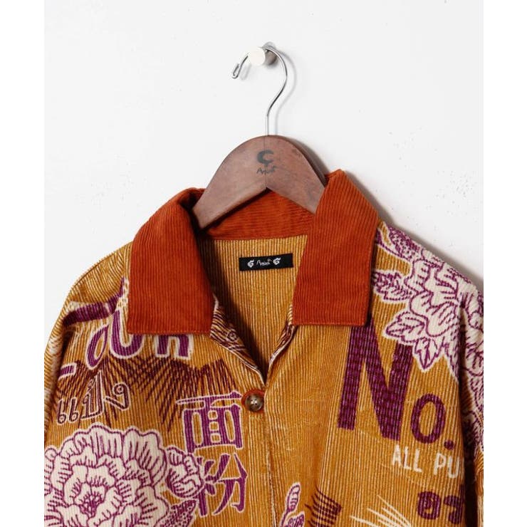 【チャイハネ】レトパケコーデュロイメンズシャツ | アミナコレクション | 詳細画像5 