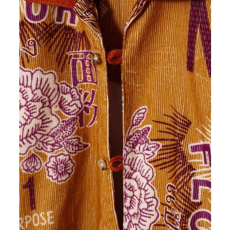 【チャイハネ】レトパケコーデュロイメンズシャツ | アミナコレクション | 詳細画像6 