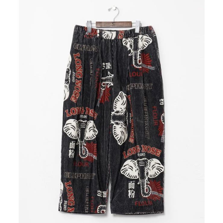 ブラック | 【チャイハネ】レトパケコーデュロイメンズパンツ | アミナコレクション