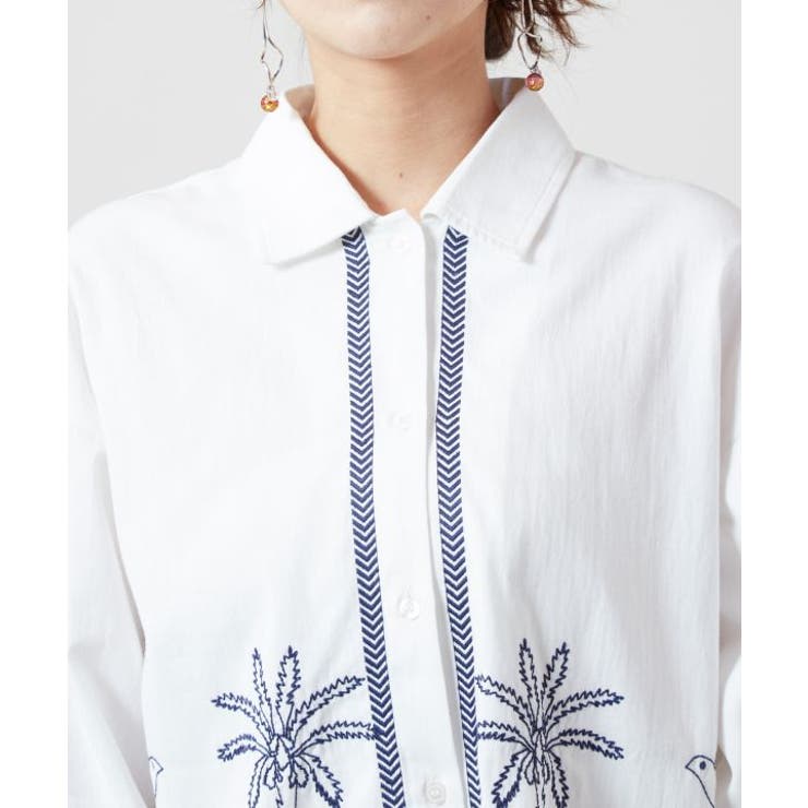 【チャイハネ】アイララ刺繍シャツ | アミナコレクション  | 詳細画像11 