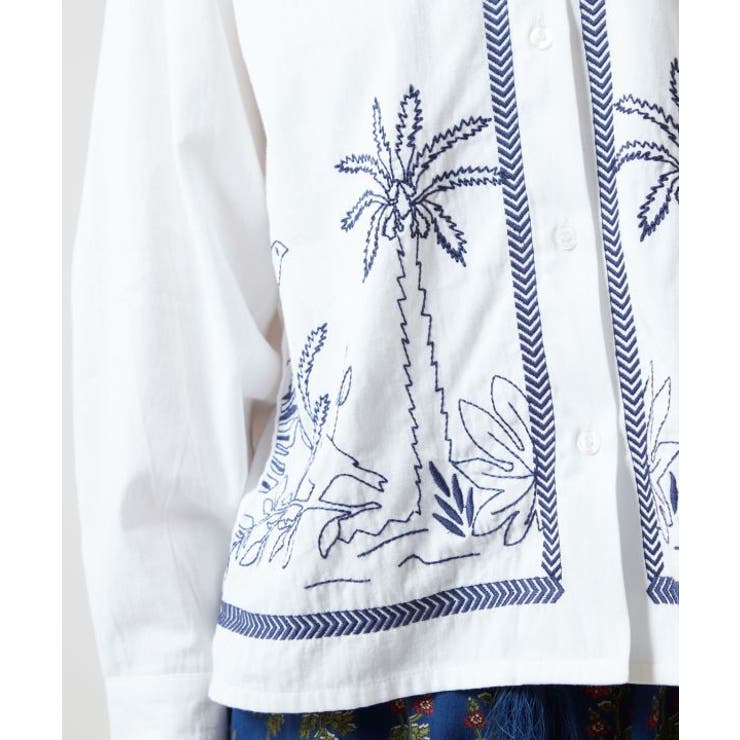 【チャイハネ】アイララ刺繍シャツ | アミナコレクション  | 詳細画像12 