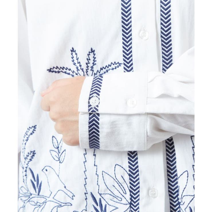 【チャイハネ】アイララ刺繍シャツ | アミナコレクション  | 詳細画像13 