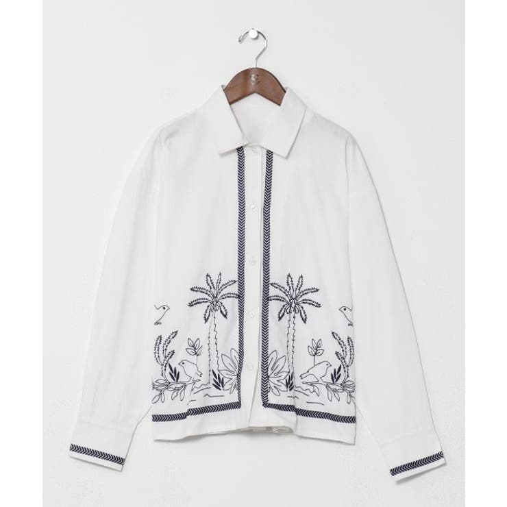 【チャイハネ】アイララ刺繍シャツ | アミナコレクション  | 詳細画像2 