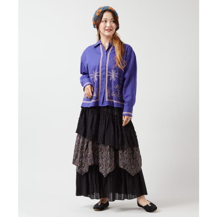 【チャイハネ】アイララ刺繍シャツ | アミナコレクション  | 詳細画像3 