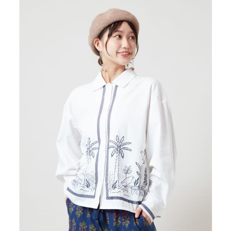 【チャイハネ】アイララ刺繍シャツ | アミナコレクション  | 詳細画像6 