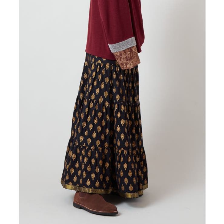 【チャイハネ】オーピュレティアードスカート | アミナコレクション  | 詳細画像3 