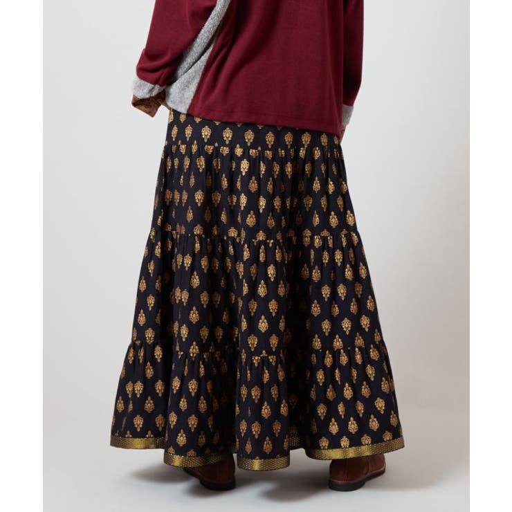 【チャイハネ】オーピュレティアードスカート | アミナコレクション  | 詳細画像4 