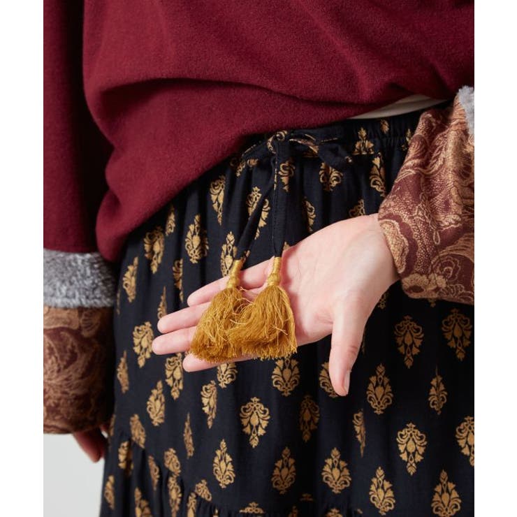 【チャイハネ】オーピュレティアードスカート | アミナコレクション  | 詳細画像5 