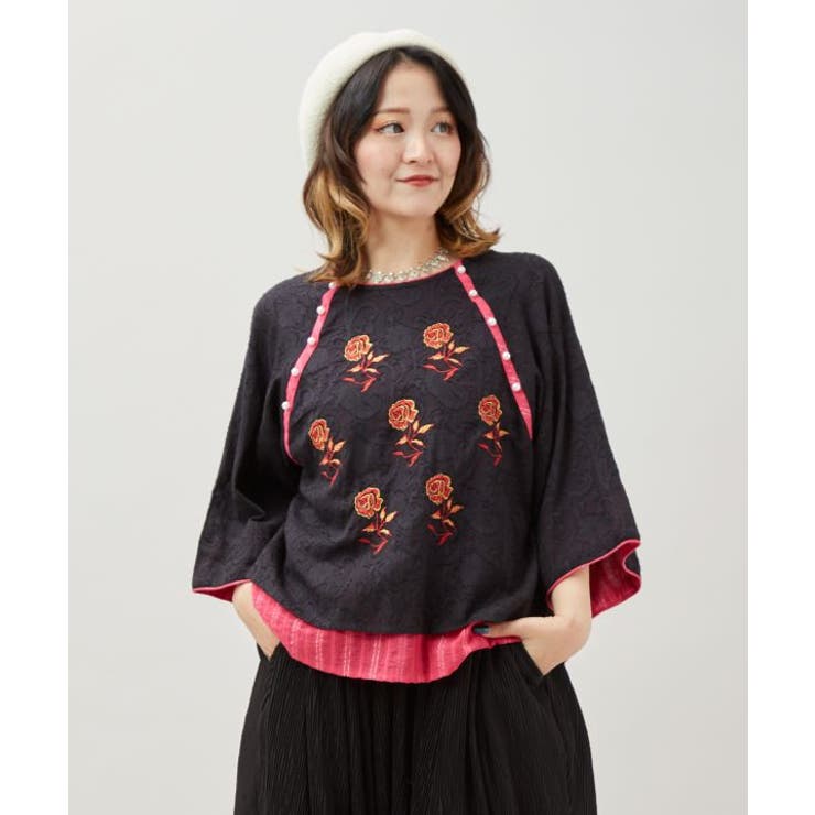 【チャイハネ】ペティナ刺繍トップス | アミナコレクション  | 詳細画像5 