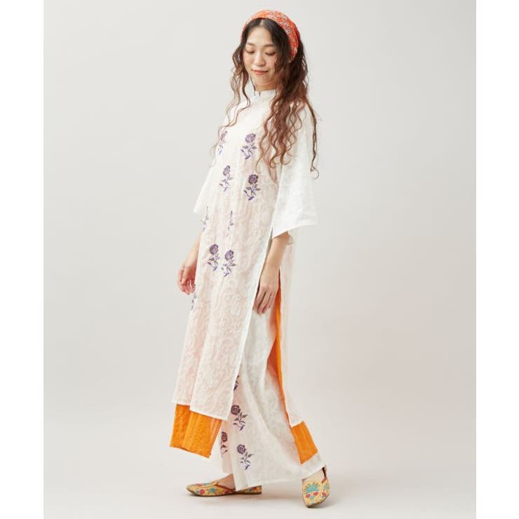 【チャイハネ】ペティナ刺繍ワンピース | アミナコレクション  | 詳細画像2 