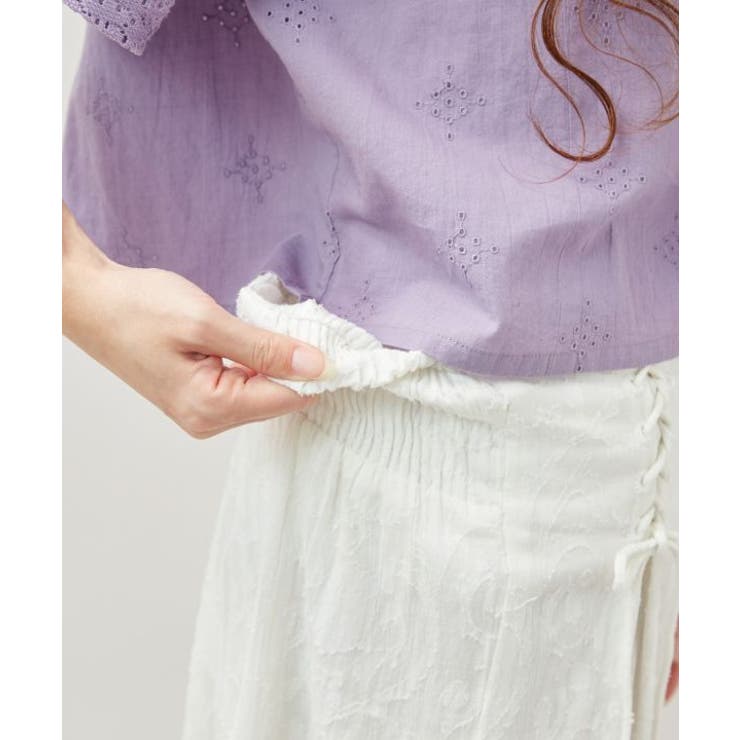 【チャイハネ】ペティナ刺繍ワイドフレアパンツ | アミナコレクション  | 詳細画像14 