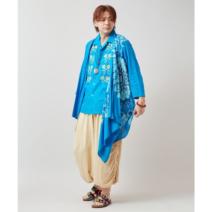 【チャイハネ】ペティナ刺繍メンズシャツ | アミナコレクション  | 詳細画像3 