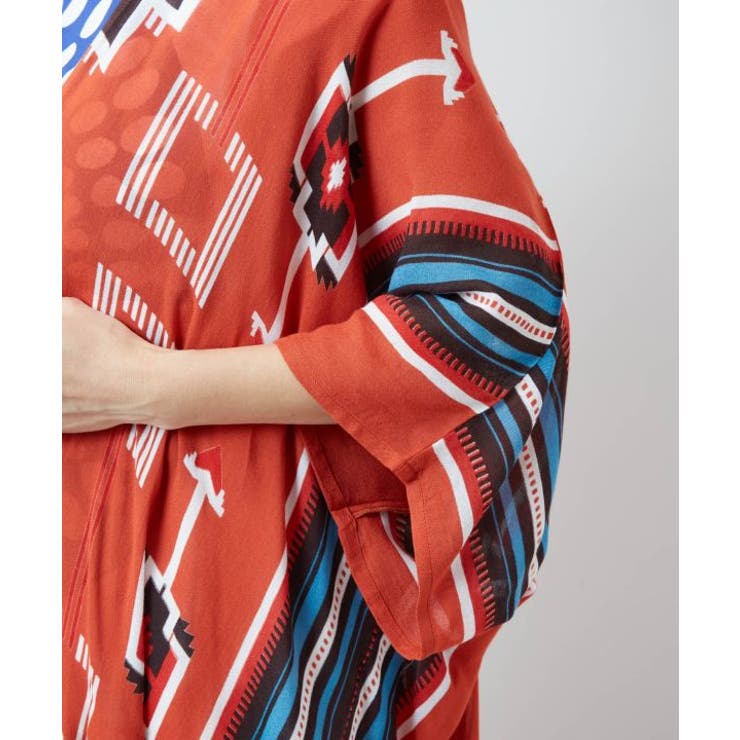【チャイハネ】【ＵＶカット加工】ララランフリンジロングカーディガン | アミナコレクション  | 詳細画像12 