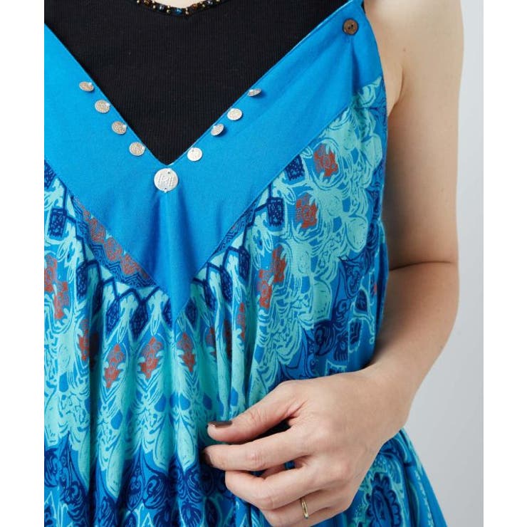 【チャイハネ】レレリアキャミワンピース サロペット2WAY | アミナコレクション  | 詳細画像13 