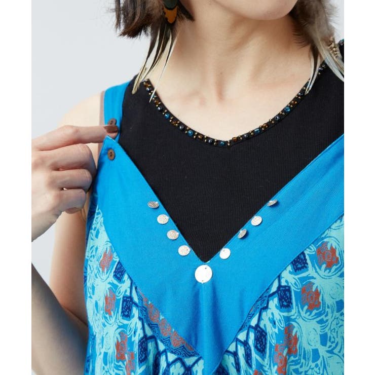 【チャイハネ】レレリアキャミワンピース サロペット2WAY | アミナコレクション  | 詳細画像14 