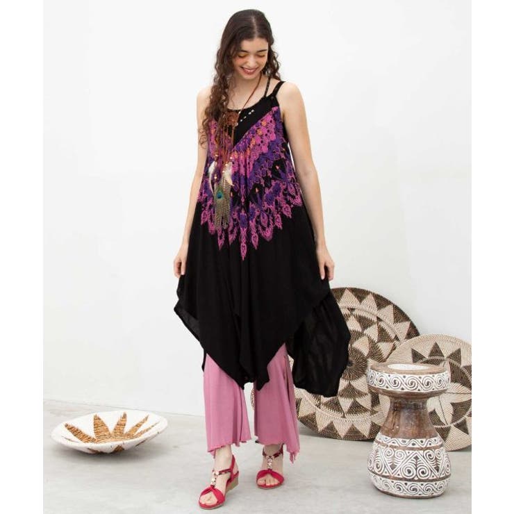 【チャイハネ】レレリアキャミワンピース サロペット2WAY | アミナコレクション  | 詳細画像21 