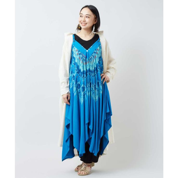 【チャイハネ】レレリアキャミワンピース サロペット2WAY | アミナコレクション  | 詳細画像4 