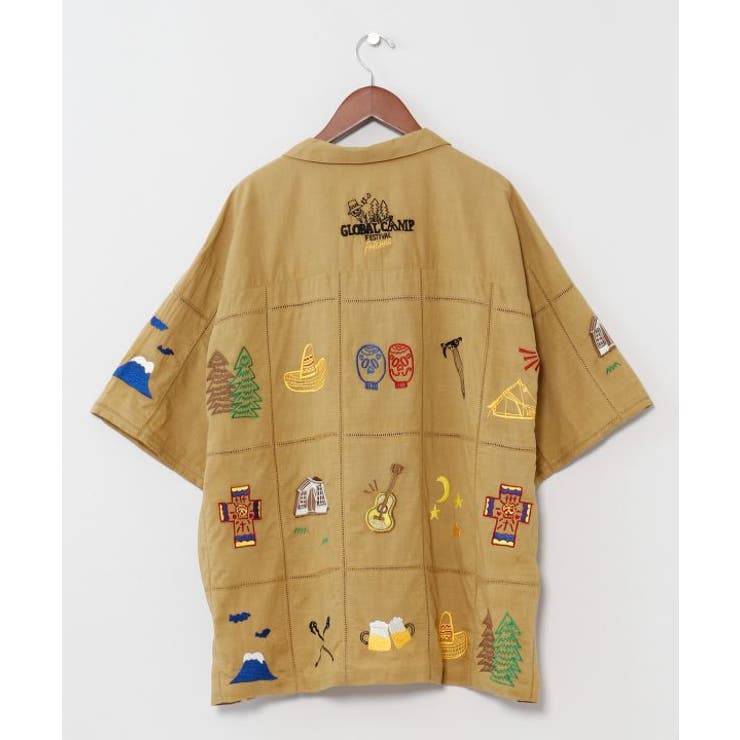 【チャイハネ】ムーキャンメンズシャツ【Amina×grn×ogawaコラボ】 | アミナコレクション  | 詳細画像7 