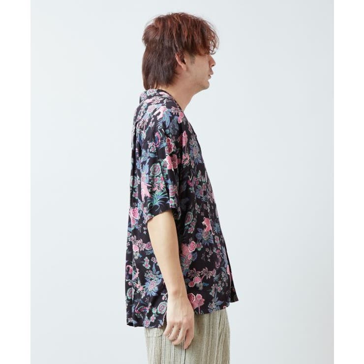 【チャイハネ】ボヘクランメンズ開襟シャツ | アミナコレクション  | 詳細画像6 