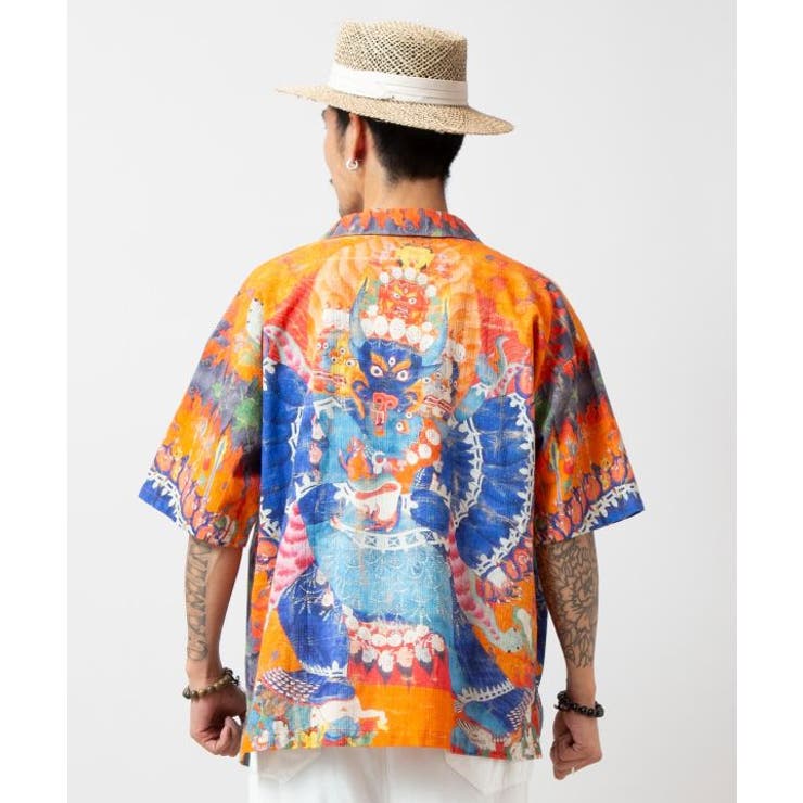 【チャイハネ】パタラカ開襟メンズシャツ | アミナコレクション  | 詳細画像12 