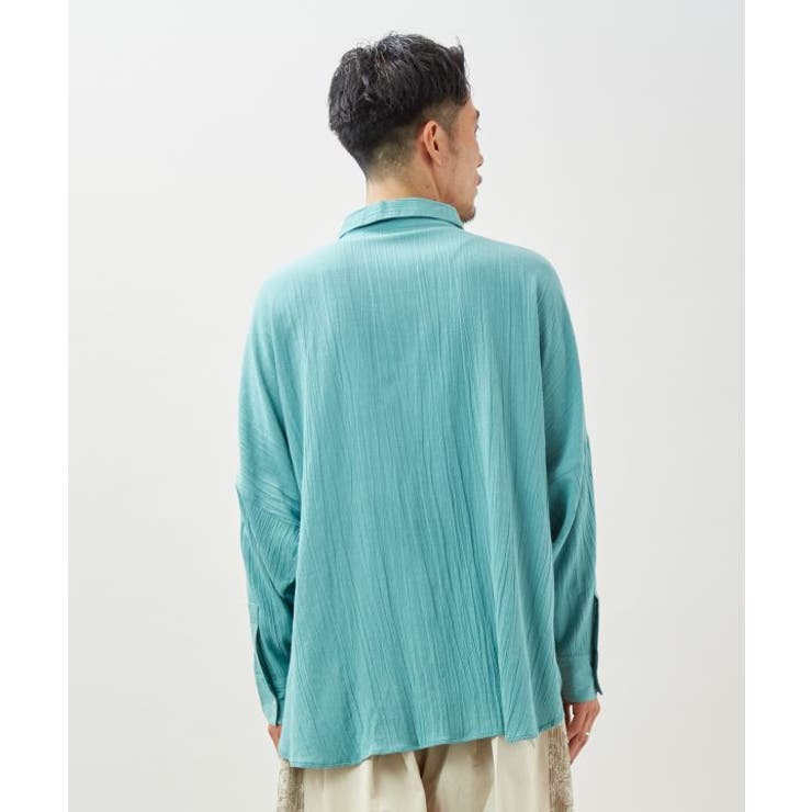 【チャイハネ】リシェーナ変形メンズシャツ | アミナコレクション  | 詳細画像8 