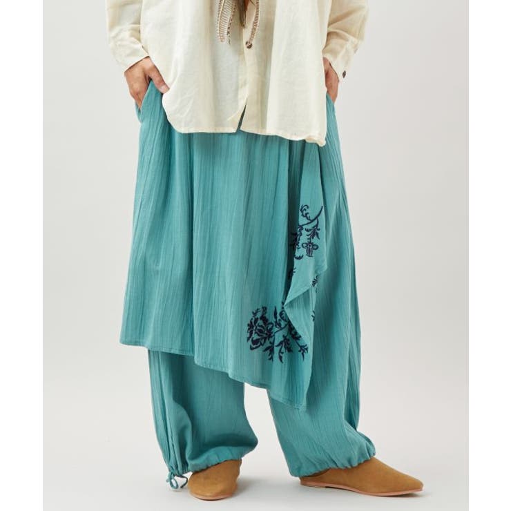 グリーン | 【チャイハネ】リシェーナメンズパンツ | アミナコレクション