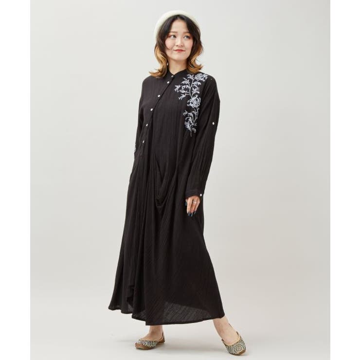 ブラック | 【チャイハネ】リシェーナ変形ワンピース | アミナコレクション 