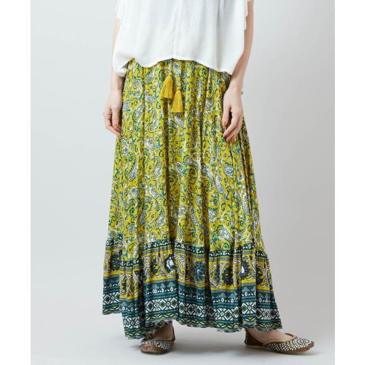 イエロー | 【チャイハネ】アシューナロングスカート | アミナコレクション 