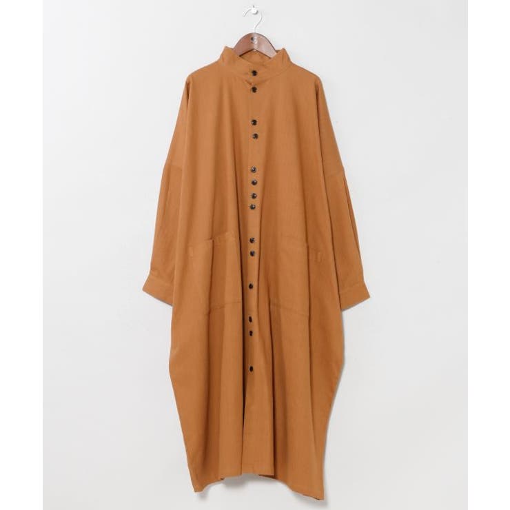 ブラウン | 【チャイハネ】パハルナメンズロングシャツ | アミナコレクション 