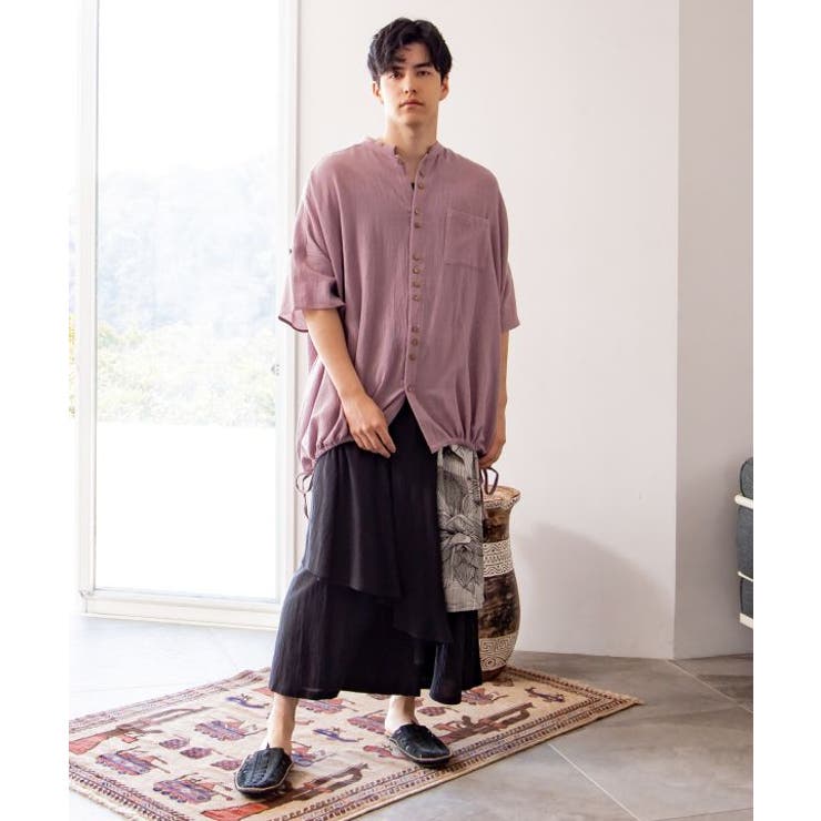 【チャイハネ】フロラン変形メンズパンツ | アミナコレクション  | 詳細画像1 