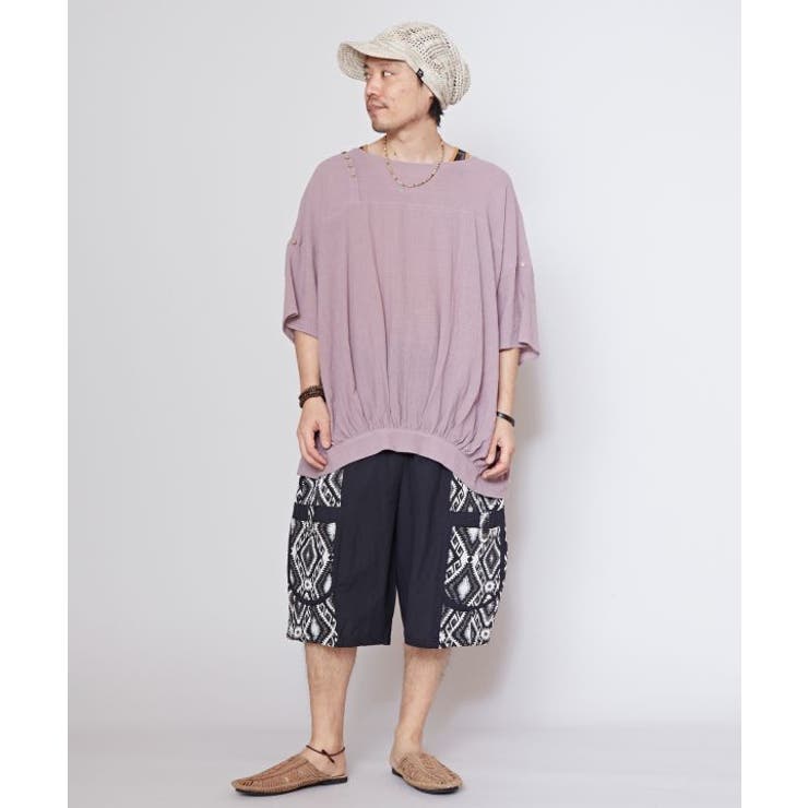 【チャイハネ】ジャカーゴメンズハーフパンツ | アミナコレクション  | 詳細画像5 