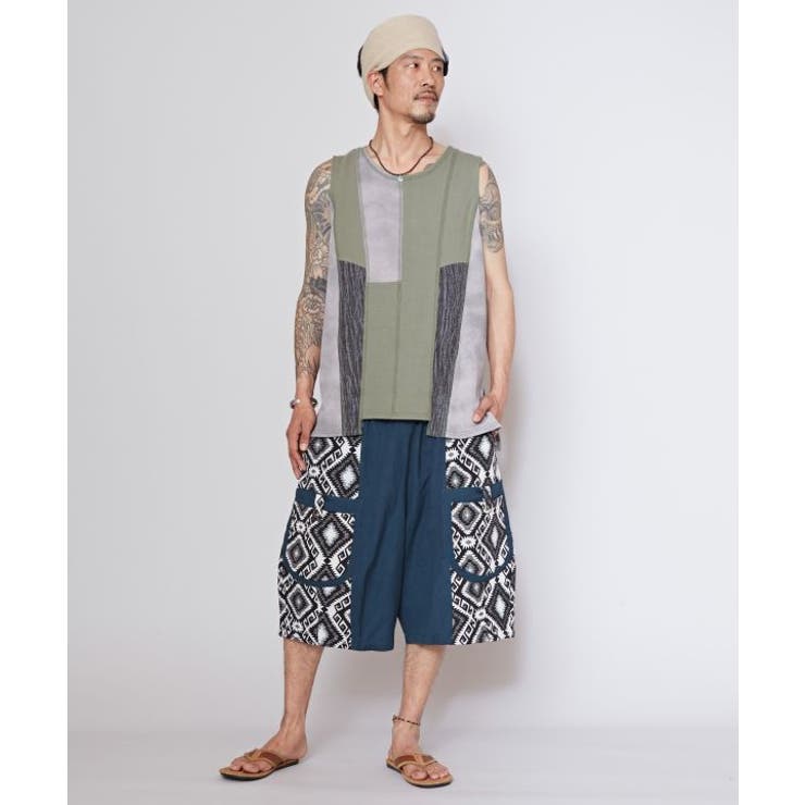 【チャイハネ】ジャカーゴメンズハーフパンツ | アミナコレクション  | 詳細画像6 