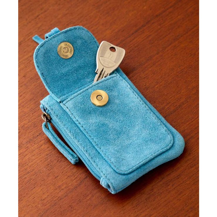 ターコイズブルー | 【チャイハネ】牛革レザナポーチ | アミナコレクション 