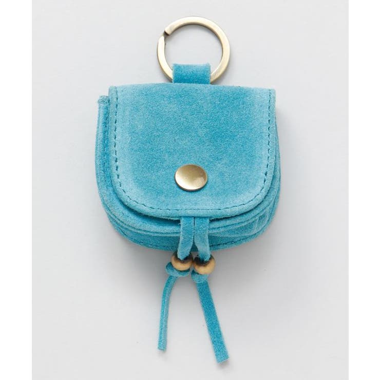 ターコイズブルー | 【チャイハネ】牛革レザナミニポーチ | アミナコレクション 