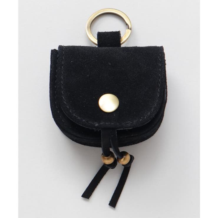 ブラック | 【チャイハネ】牛革レザナミニポーチ | アミナコレクション 