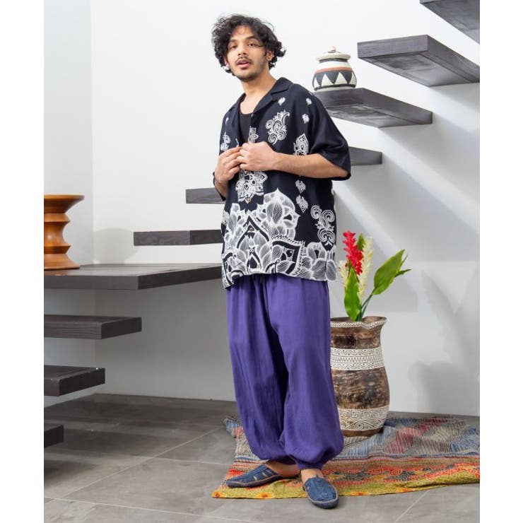 【チャイハネ】ナミラメンズパンツ | アミナコレクション | 詳細画像1 