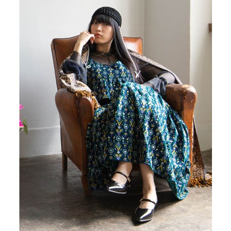 【チャイハネ】ブライド刺繍ロングスカート | アミナコレクション  | 詳細画像1 