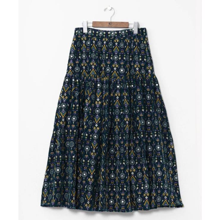 チャイハネ】ブライド刺繍スカート[品番：ACNW0029506]｜アミナ