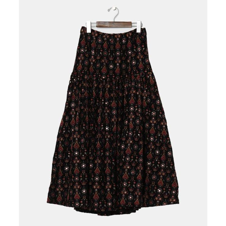 チャイハネ】ブライド刺繍スカート[品番：ACNW0029506]｜アミナ