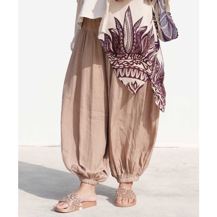 ベージュ | 【チャイハネ】サミケアラジンパンツ | アミナコレクション 