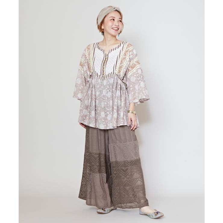 【チャイハネ】レリーアワイドパンツ | アミナコレクション  | 詳細画像7 