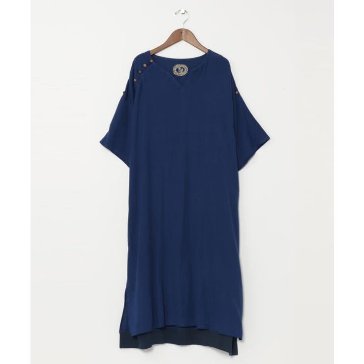 ダークネイビー | 【チャイハネ】バラカワンピース | アミナコレクション 